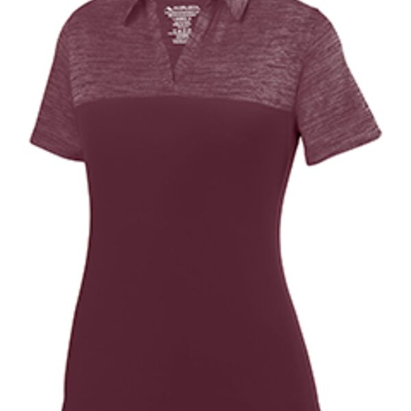 Ladies' Shadow Tonal Heather Polo Thumbnail