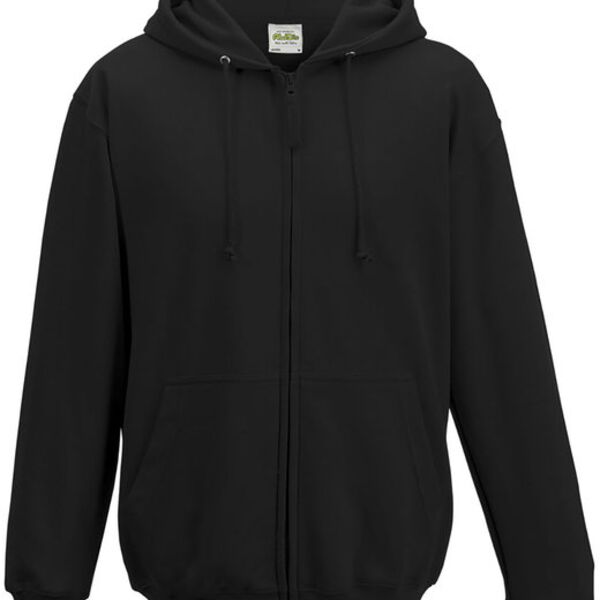 Men's Midweight College Full-Zip Hooded Sweatshirt Thumbnail